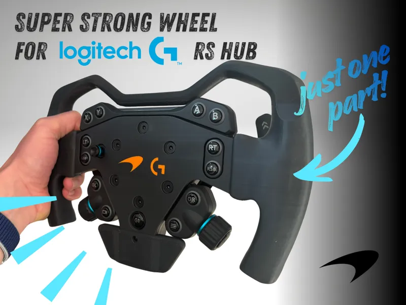 Logitech G RS Hub Mclaren Wheel - ALL IN ONE!