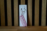 Juf sleutelhanger