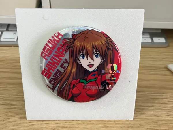 Présentoir pour badge jusqu'à 65 mm