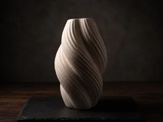 Twisted Modern vase