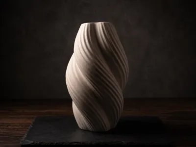 Twisted Modern vase