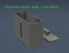 for 33mm wide L strips (34mm inner) - same settings as above