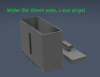 for 33mm wide L strips (34mm inner) - same settings as above