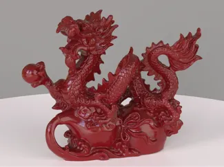 祥龙戏珠 风水摆件