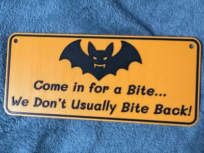 Funny Halloween Door Sign