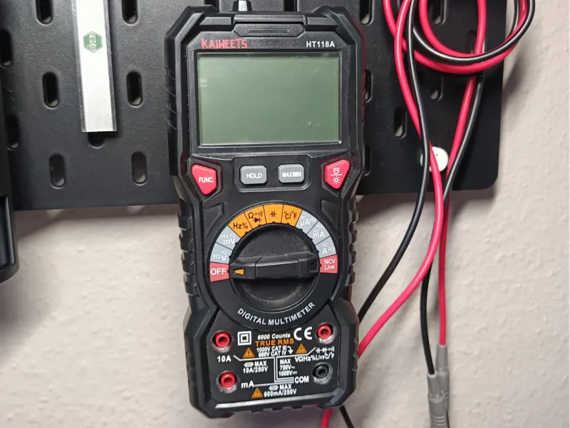 Skadis Halterung für Kaiweets HT118A Multimeter
