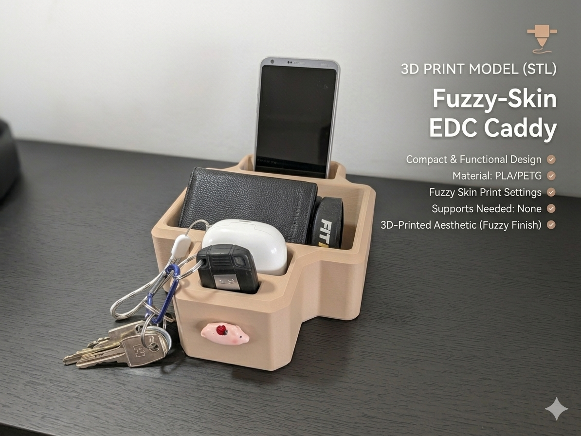 Fuzzy-Skin EDC Caddy