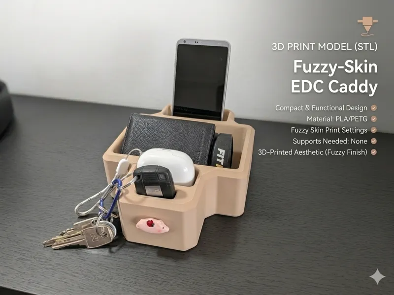 Fuzzy-Skin EDC Caddy
