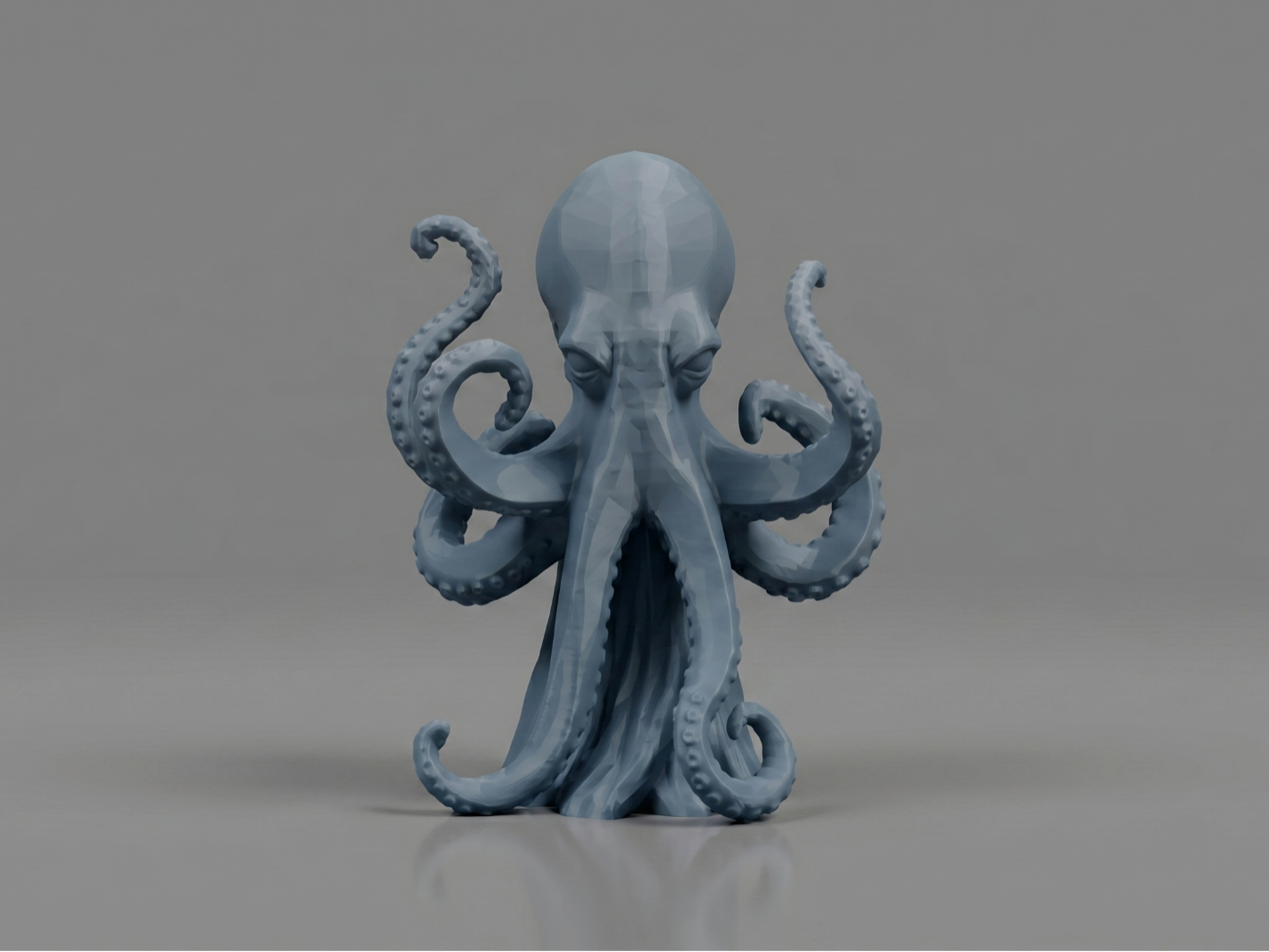 Cthulhu Octopus Figurine - Support-Free FDM Mini