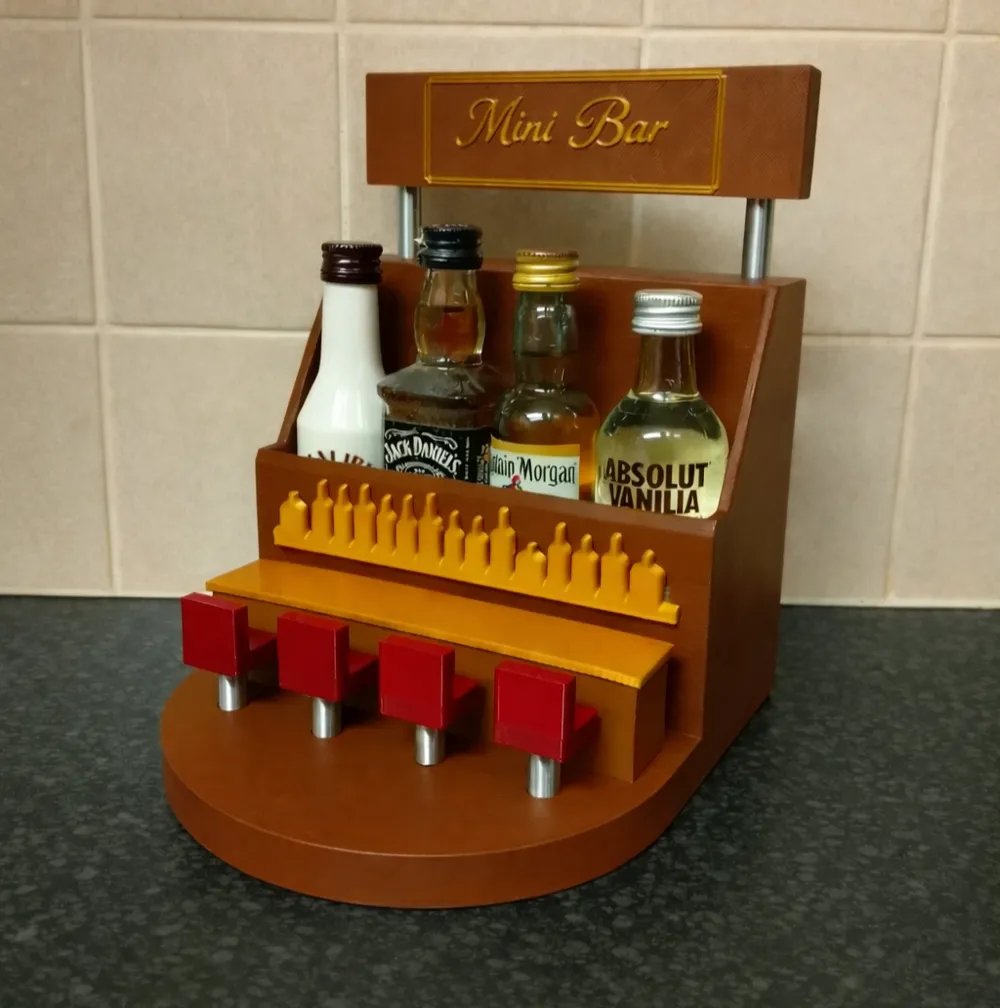 Mini Bar - Free 3D Print Model - MakerWorld