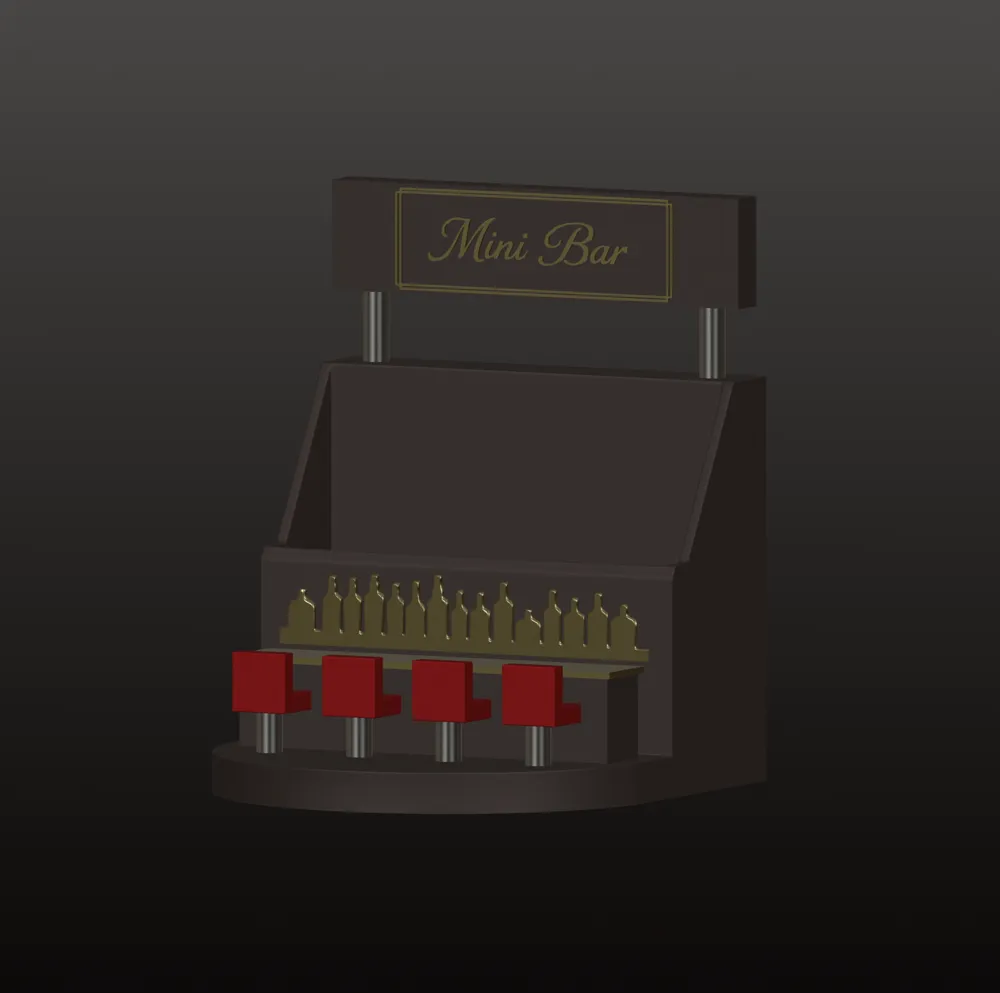 Mini Bar - Free 3D Print Model - MakerWorld