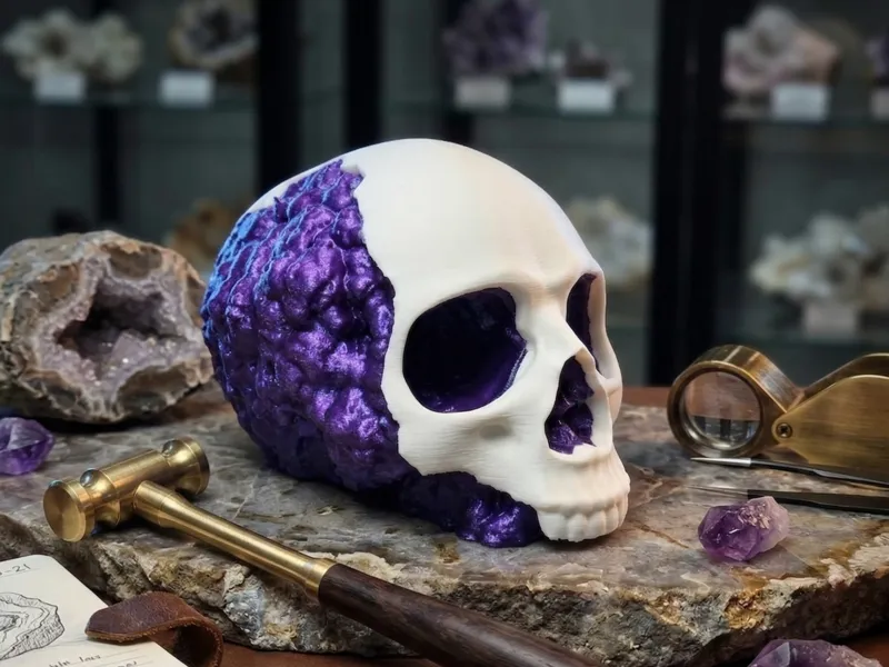 Skull Geode