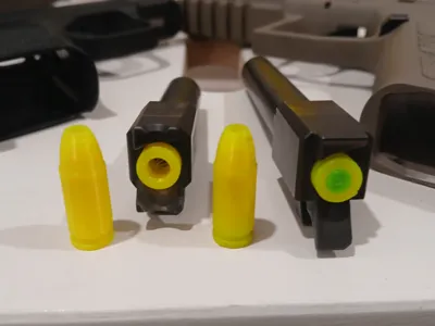 9x19 luger dummy round with changable primer