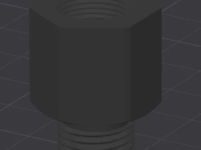 Male 1/2"-20 to Female 1/2"-28 Adapter