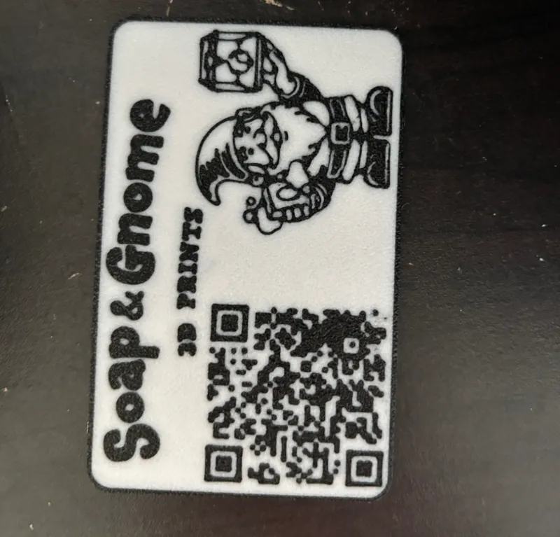 Soap and Gnome business cards