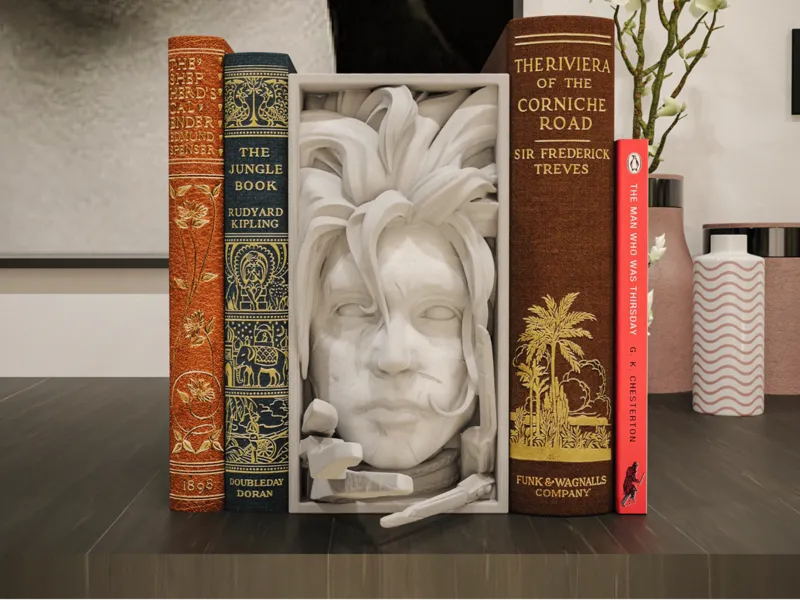 Edward Scissorhands Book Nook and Wall Mount