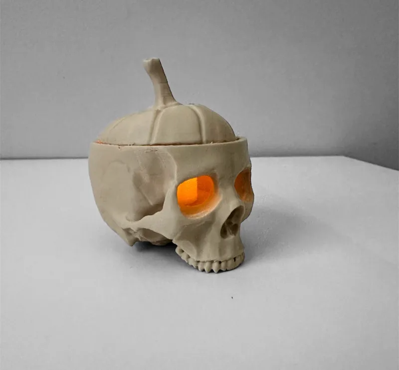 Halloween Pumpkin Skull