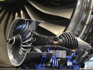 Trent 900 Turbofan Jet Engine Model