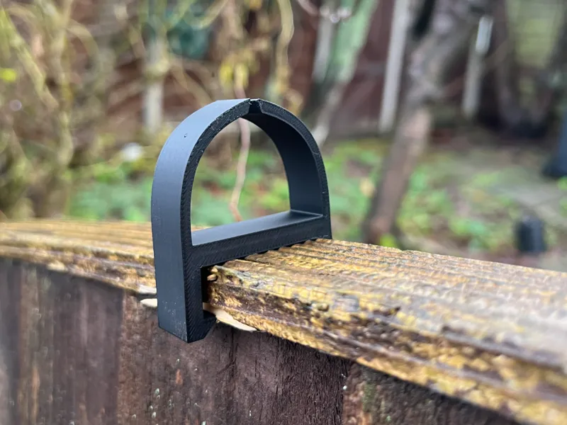Christmas Light Holder Clip for on Fencing 