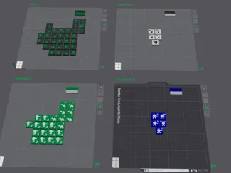 Jetons Blip et renfort du jeu Space Crusade 