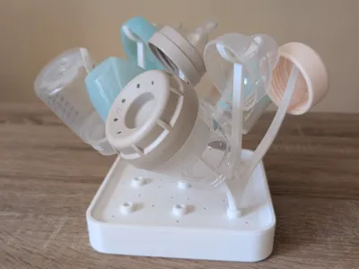 Compact baby bottle dryer
