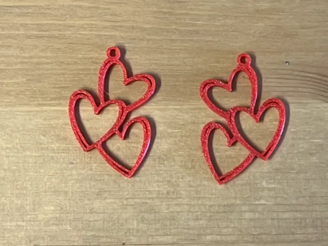 heart earrings