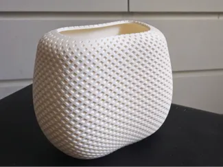 Modern vase cross pattern