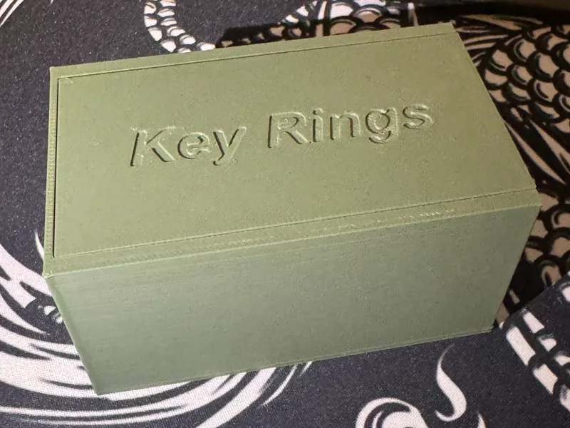 Box With Sliding Lid