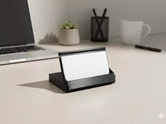 Cassette Tape Case Business Card Holder & Stand