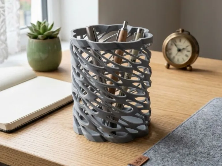 Voronoi Desk Organizer / Pencil Holder