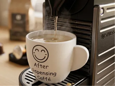 Cup After Dispensing Caffè