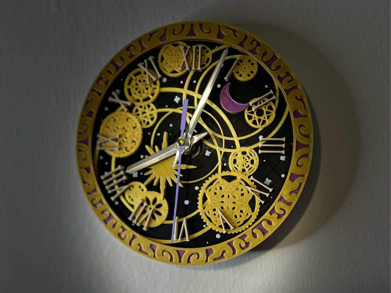 Celestial Clock Face - Decorative Wall Clock