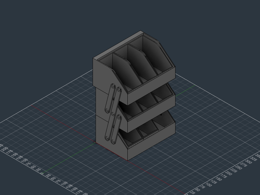 3 Tier Bin Display - 1