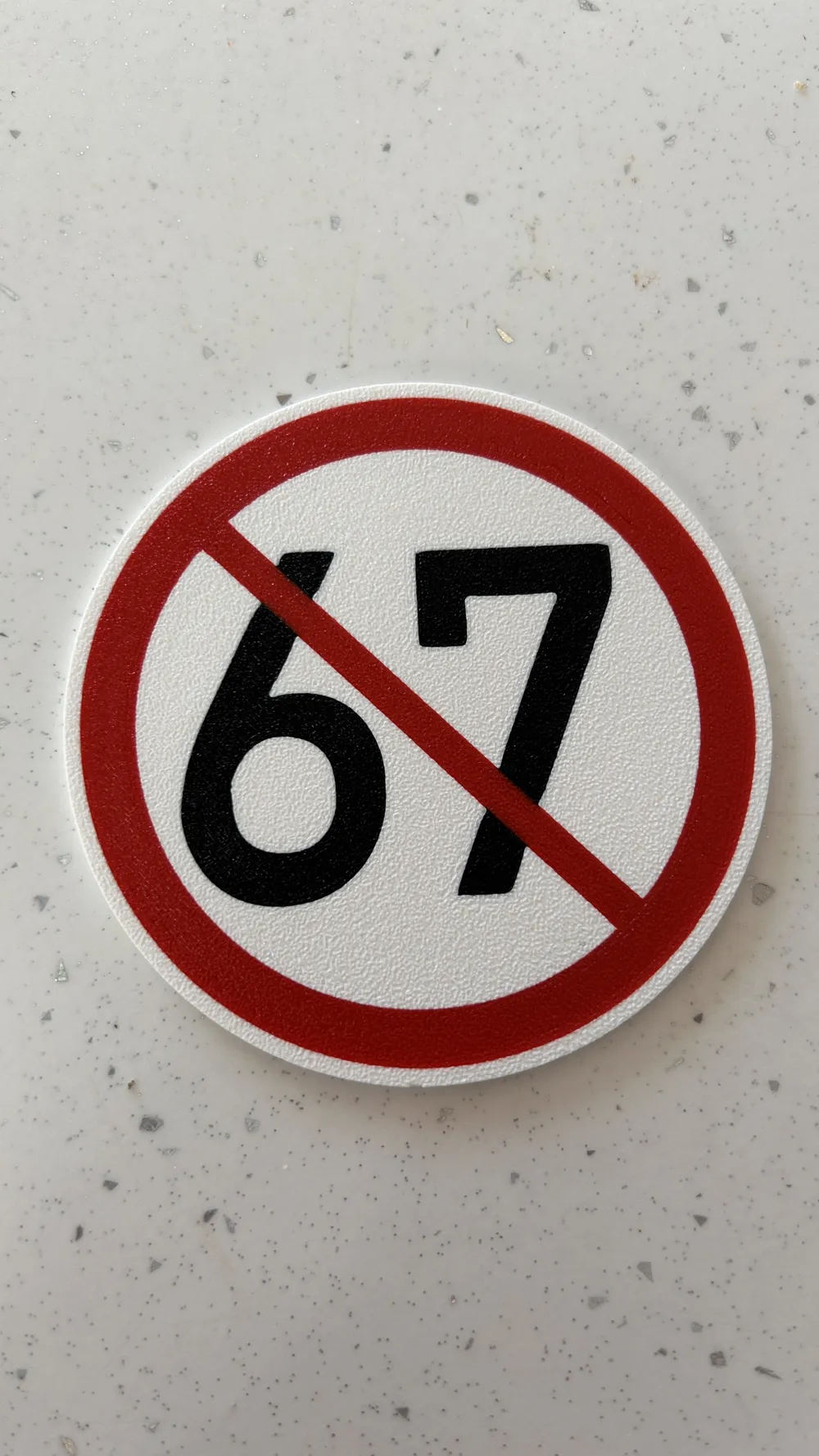 Road sign - NO 67 - Free 3D Print Model - MakerWorld