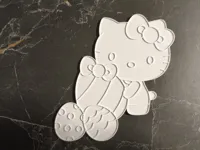 Décoration de Pâques Hello Kitty à colorier — photo 4