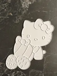 Décoration de Pâques Hello Kitty à colorier — photo 5