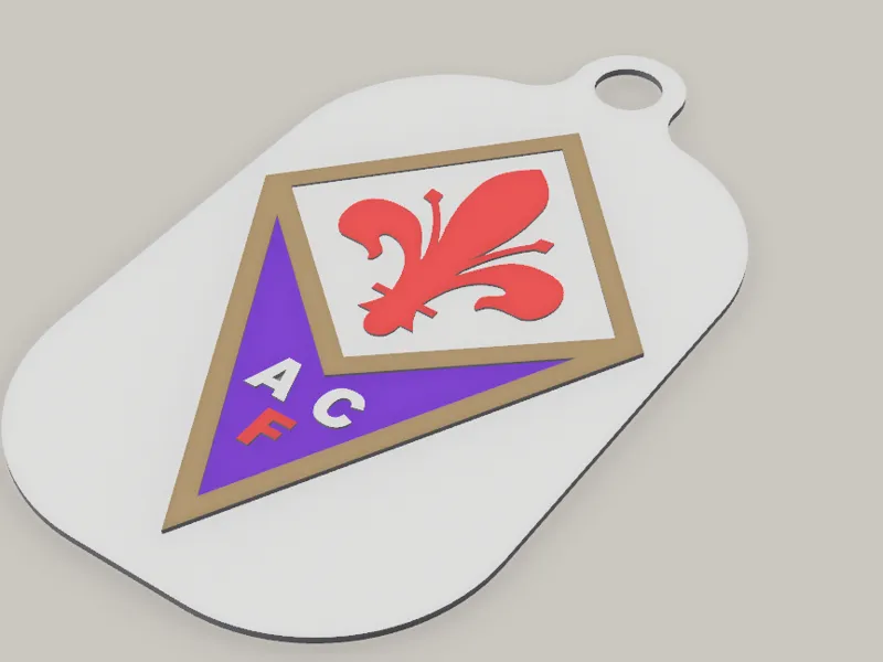 Fiorentina keychain