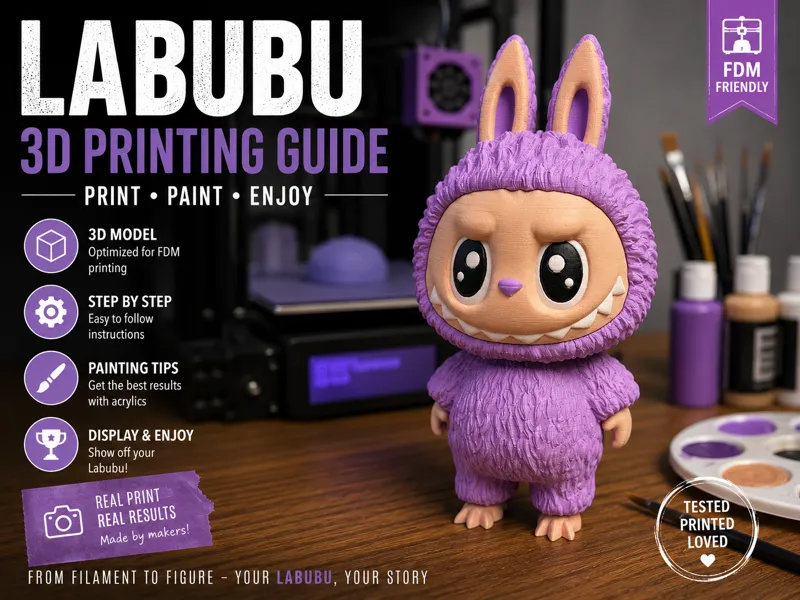 Labobu – 3D Printed Action Figure