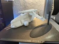 Modell mit Standfuss NO AMS-0.2mm layer, 4 walls, 25% infill