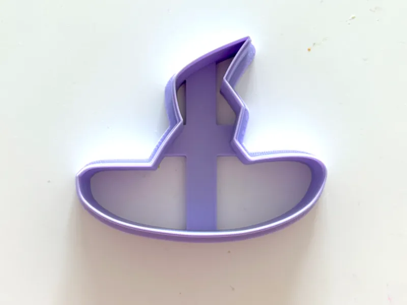 Halloween witch hat cookie cutter