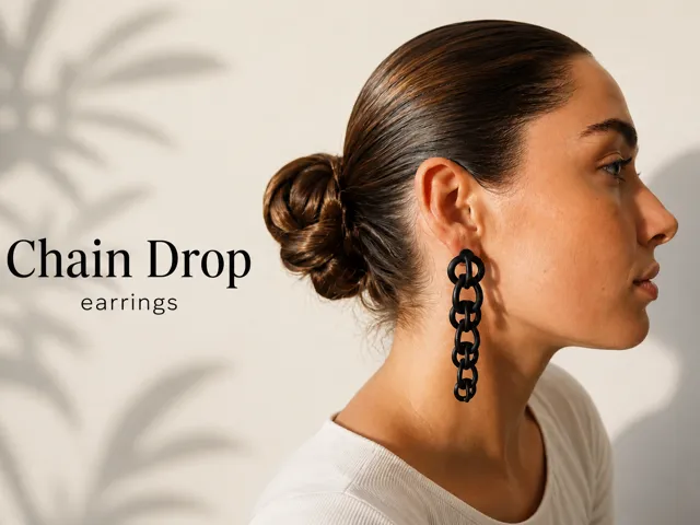Chain Drop earrings