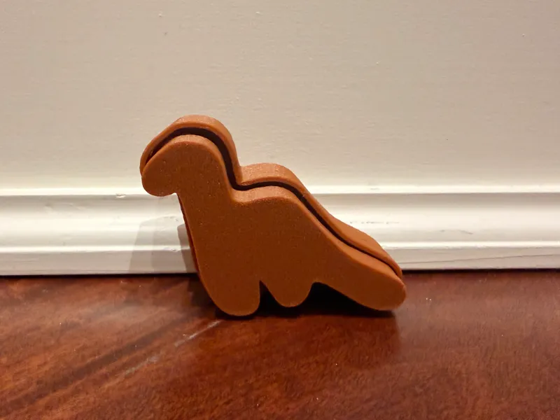 Brachiosaurus Dino Nugget Fidget Clicker