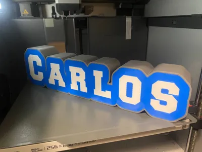 LED SIGN CARLOS 