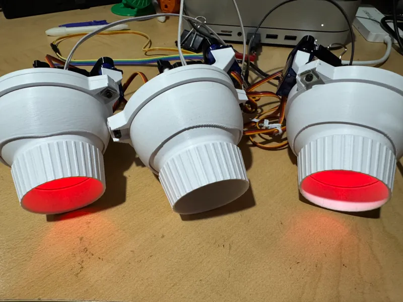 Holoprojector Servo attachment for Reon I2C HP kit