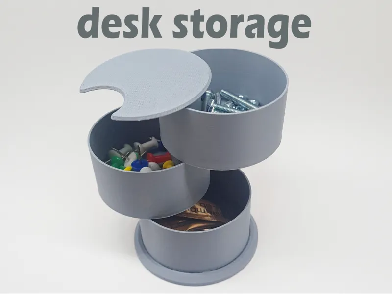 Modular Desk Storage Tower