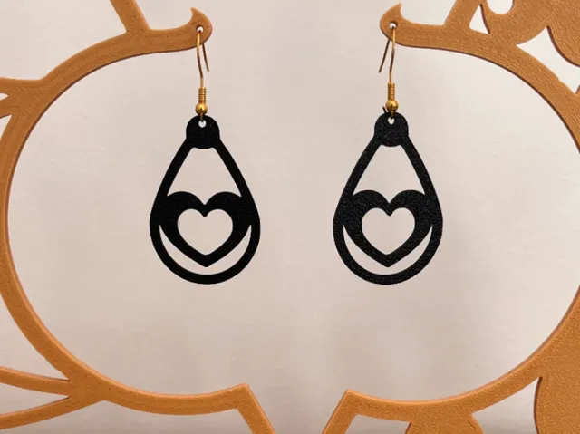 Earrings - Heart 02