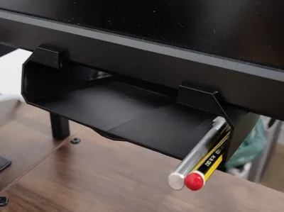 Pencil holder to computer monitor - Optimized