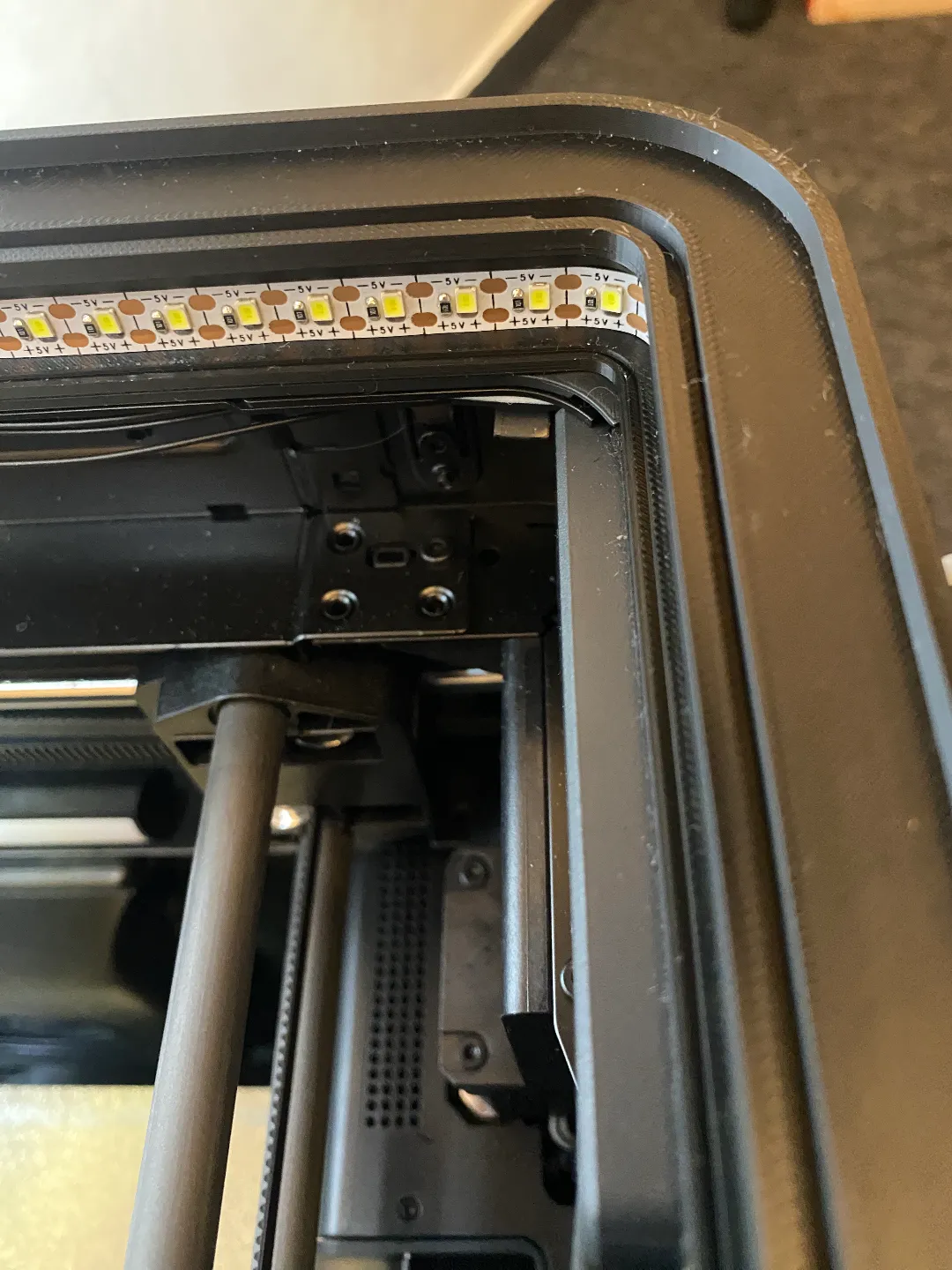 Low Profile P1S/X1C/P1P Riser with Diffused LED view 4