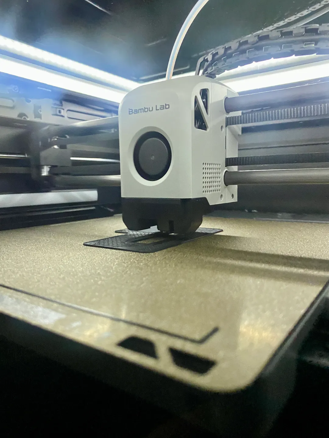 Low Profile P1S/X1C/P1P Riser with Diffused LED view 2