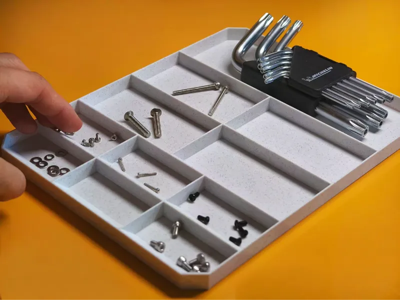 Repair screw storage tray only requires 80g